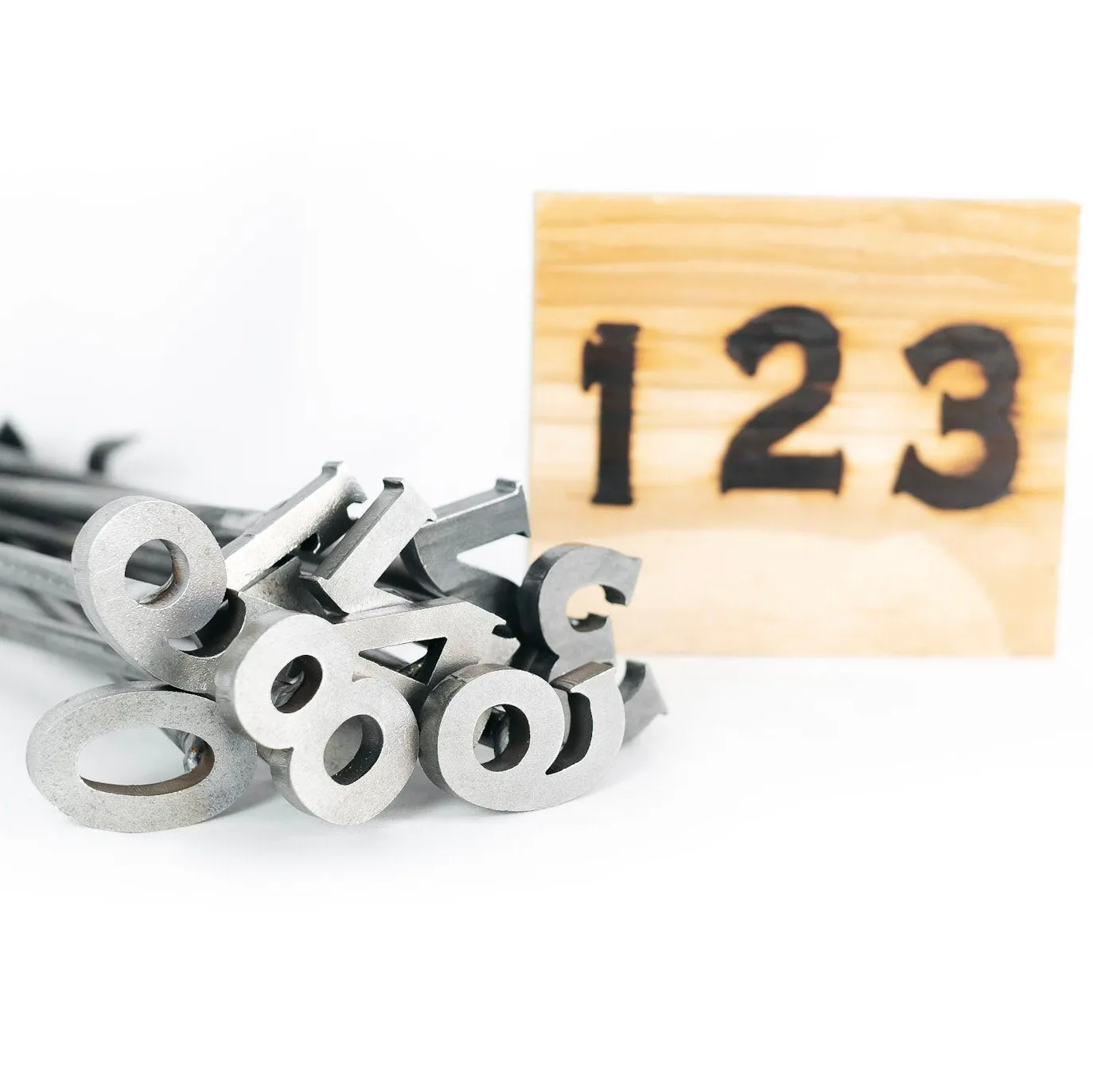 0-9 Number Branding Irons - 2" tall