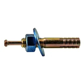 1/2" x 2-3/4" Zinc Blue Hammer Drive Anchors with Nuts and Washers (25 pcs.)