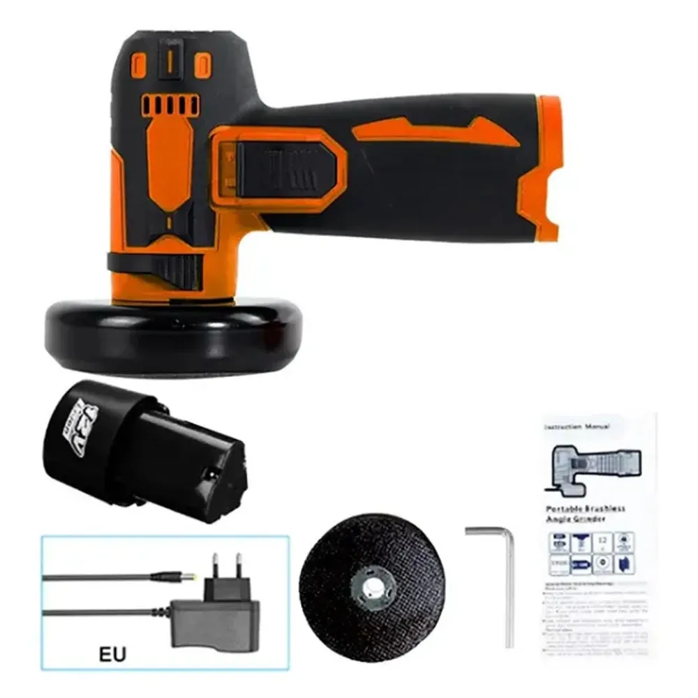 12V Mini Angle Grinder Rechargeable Grinding Tool