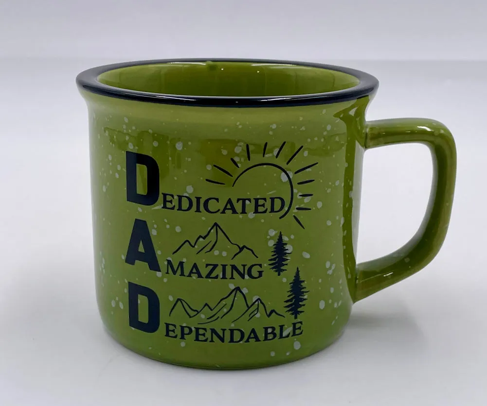 15oz Ceramic Cup with Gift Box D.A.D by Evergreen