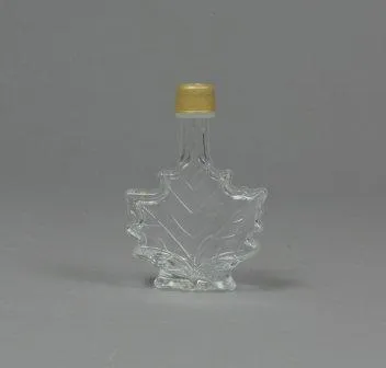 1.7oz/50ml Glass Leaf Nip Bottle (48 per Case)