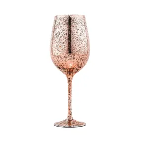 18 Oz. MERCURY WINE GLASS - ROSE GOLD