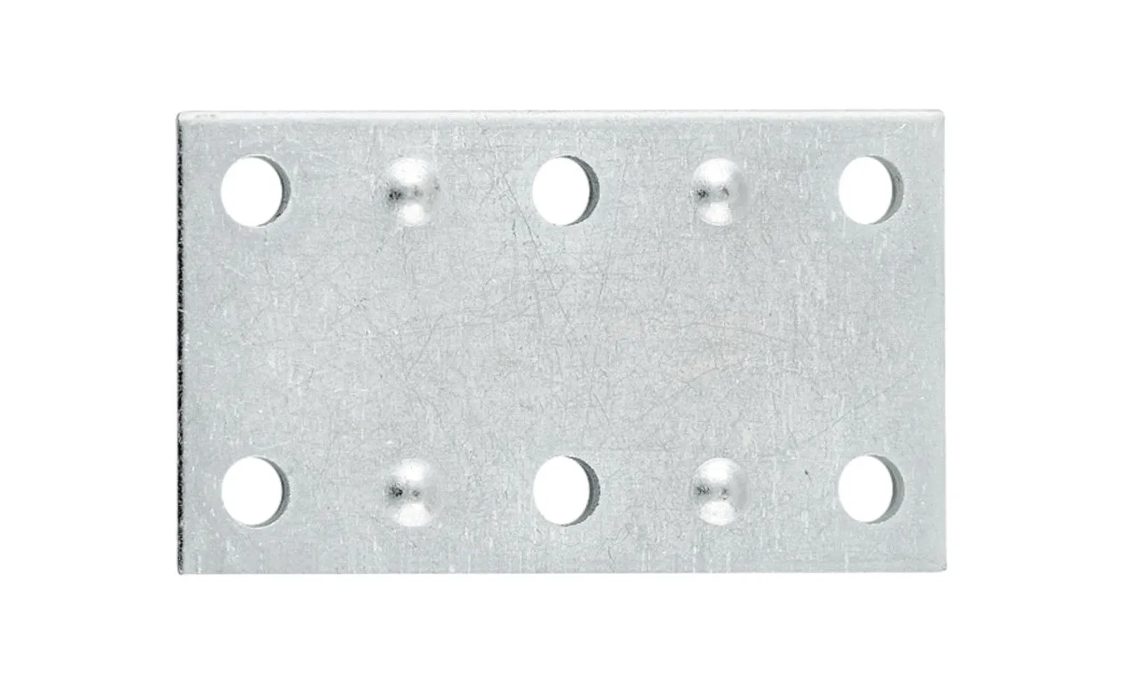 2-1/2" x 1-3/8" Zinc-Plated Mending Plates - 4 Pack