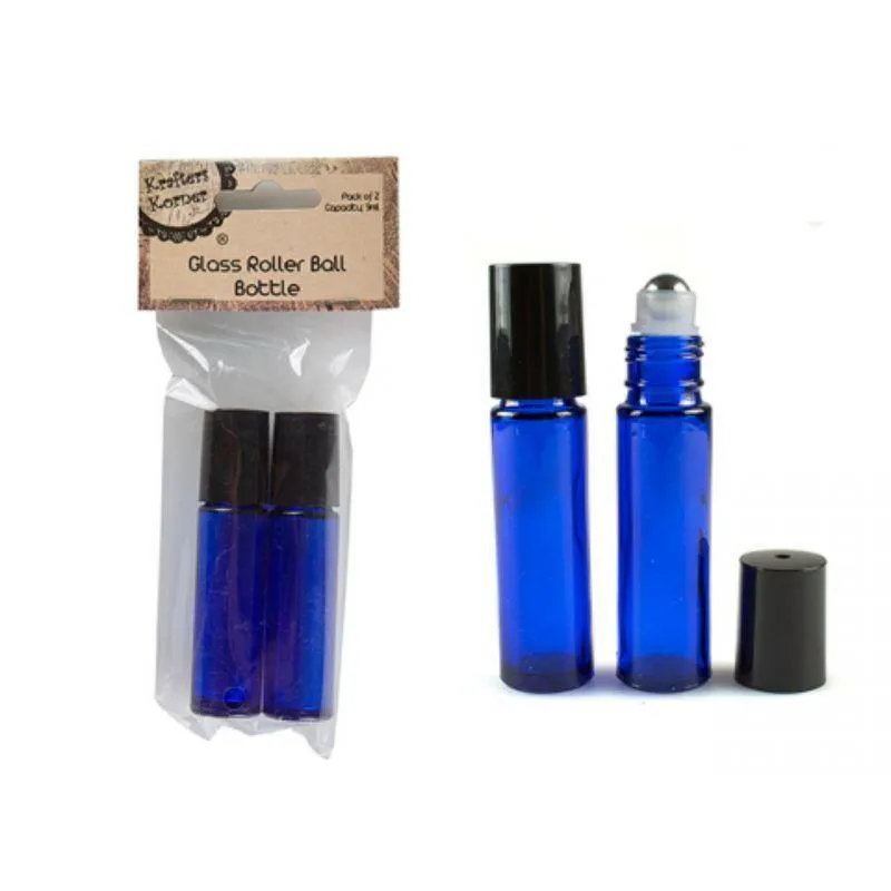 2 Pack Glass Roller Ball Bottle - 9ml