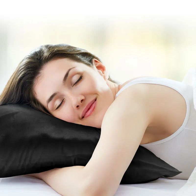 2-Pack of Soft Cooling Satin Pillowcases