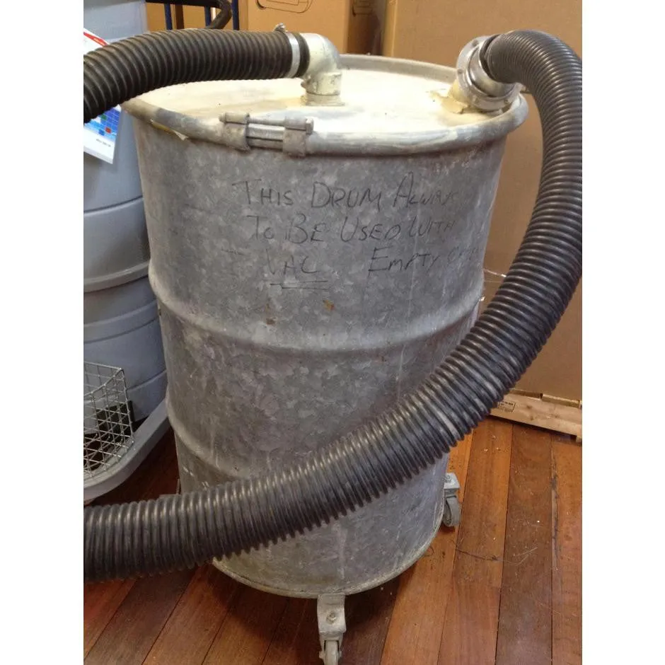 205 Litre Galvanised Steel Separator Complete With Lid On Wheels INFORMATION ONLY