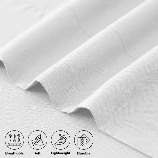 4-Piece Bamboo Blend Cooling Bed Sheets Set