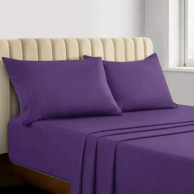 4-Piece Bamboo Blend Cooling Bed Sheets Set