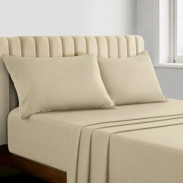 4-Piece Bamboo Blend Cooling Bed Sheets Set