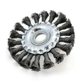 4" Steel Crimped Crimp Wire Brush Wheel for Angle Grinder Slag Buster