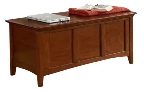 A-America Westlake Cedar Lined Trunk in Brown Cherry