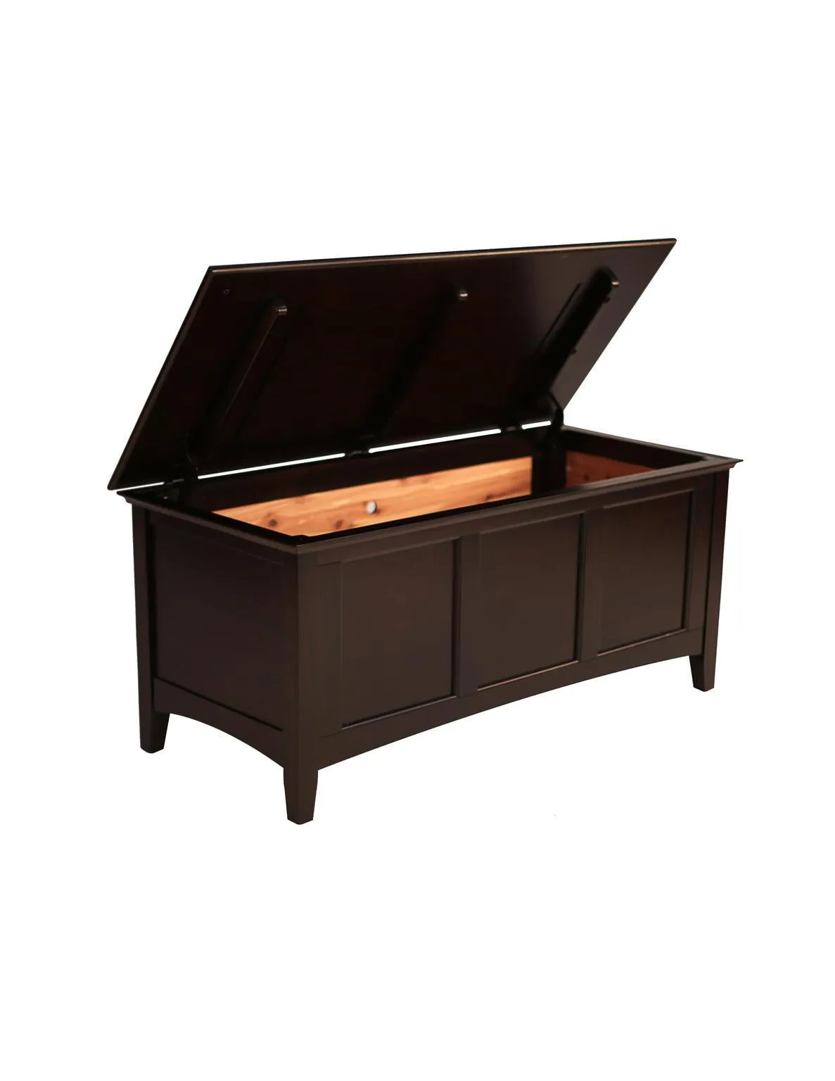 A-America Westlake Cedar Lined Trunk in Dark Mahogany