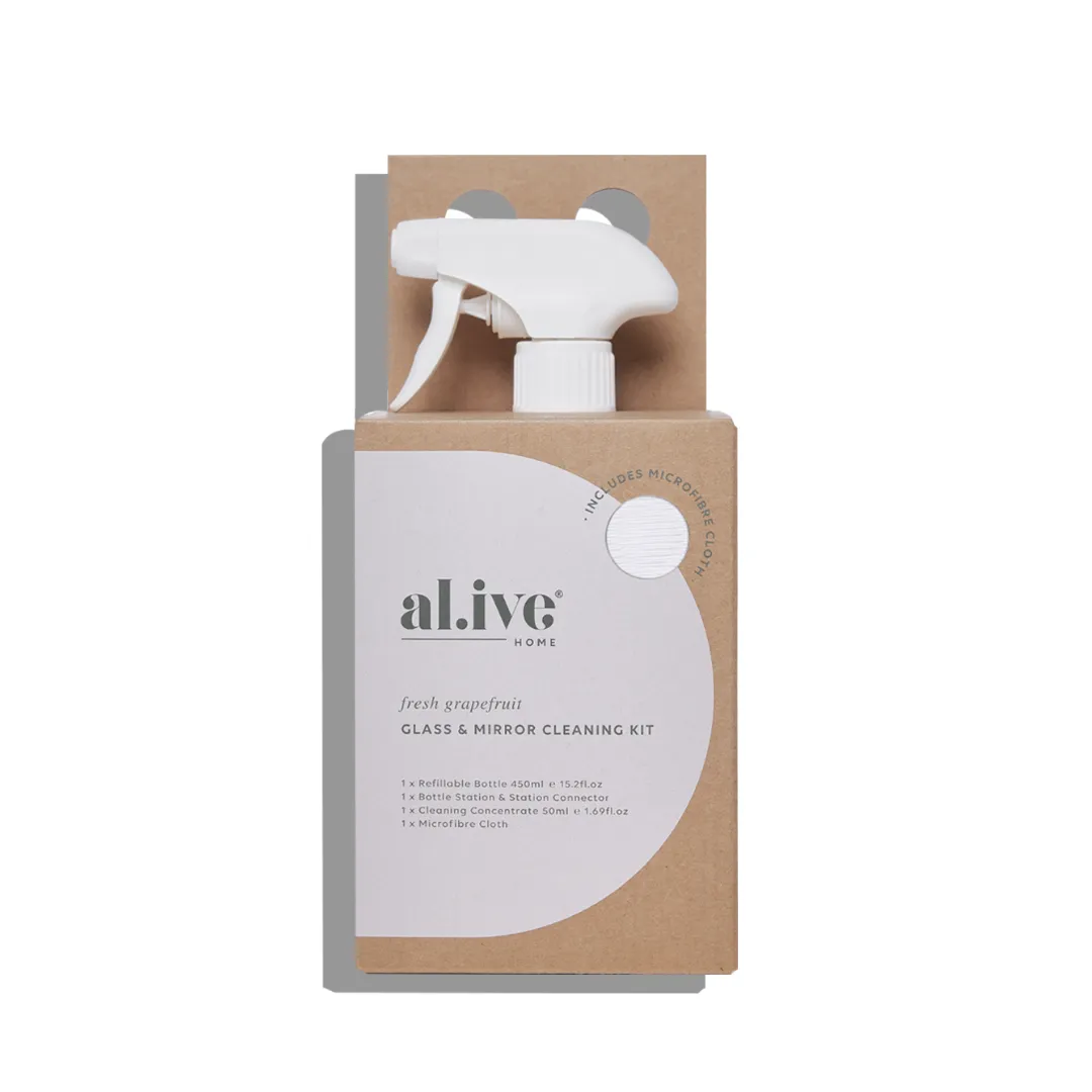 al.ive Glass & Mirror Cleaning kit