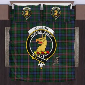 Allison Tartan Bedding Set with Family Crest