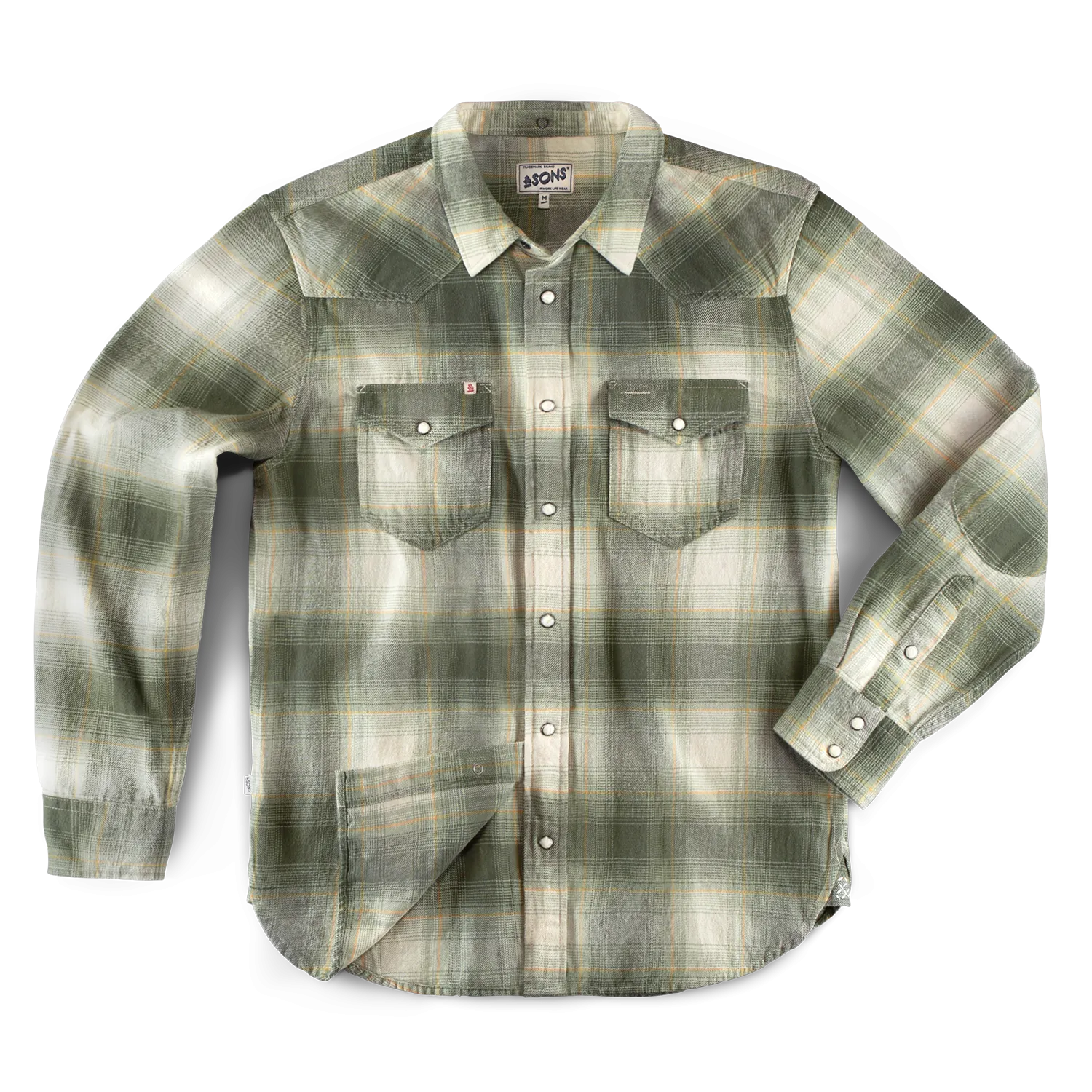 &SONS River Green Western Shirt