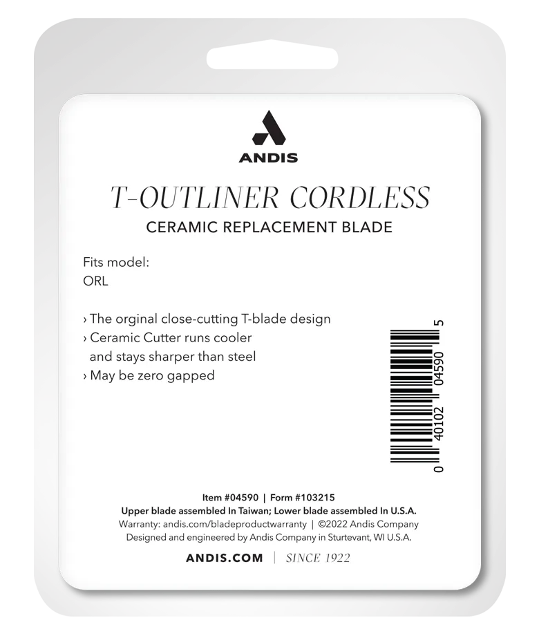 Andis Cordless T-Outliner Li Ceramic Replacement Blade