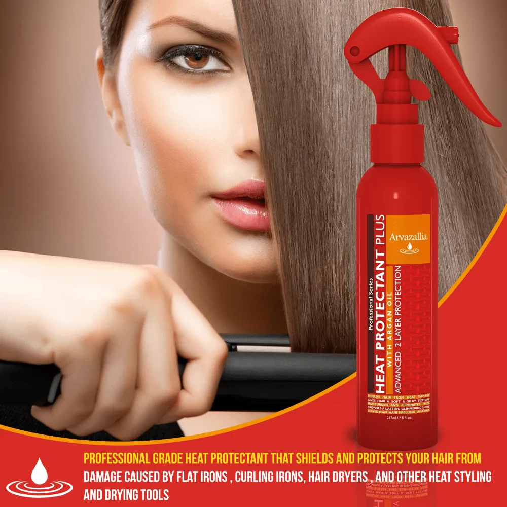 Arvazallia Heat Protectant Plus with Argan Oil