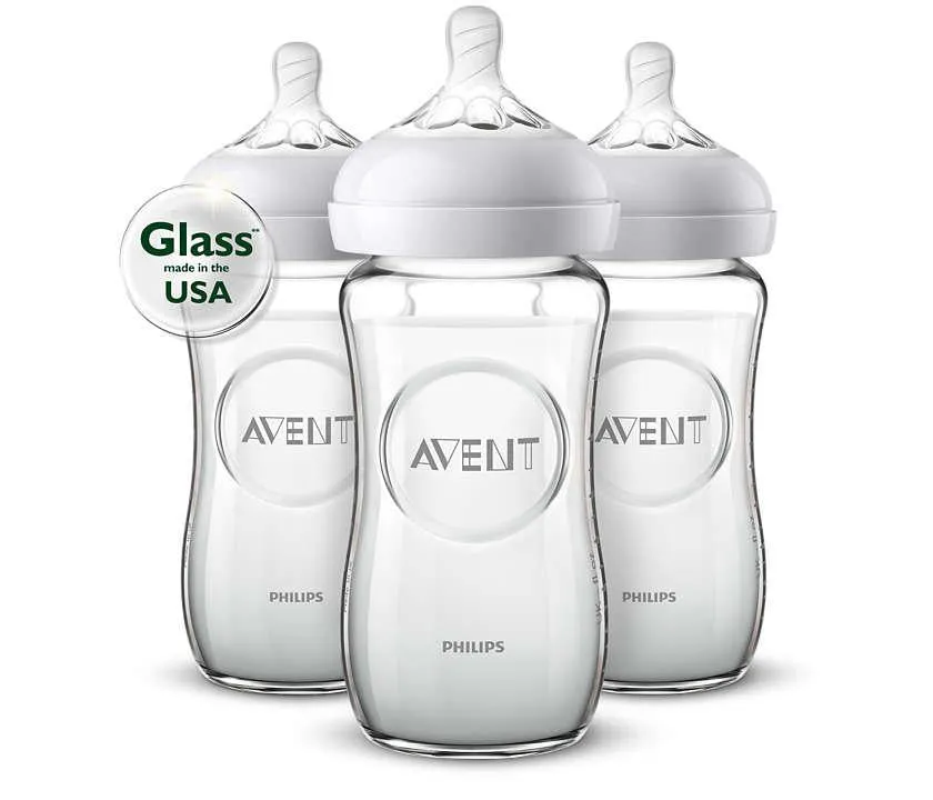 Avent Natural Glass Baby Bottle SCF703/37