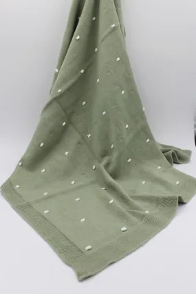 BABY BLANKET  Olive Dot