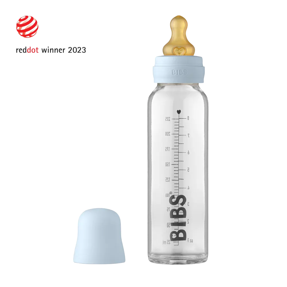 Baby Glass Bottle Complete Set 225ml