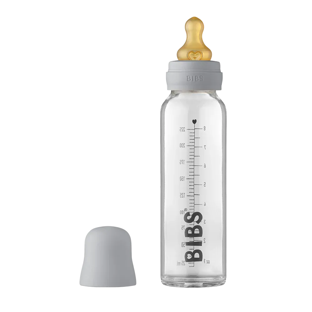 Baby Glass Bottle Complete Set 225ml