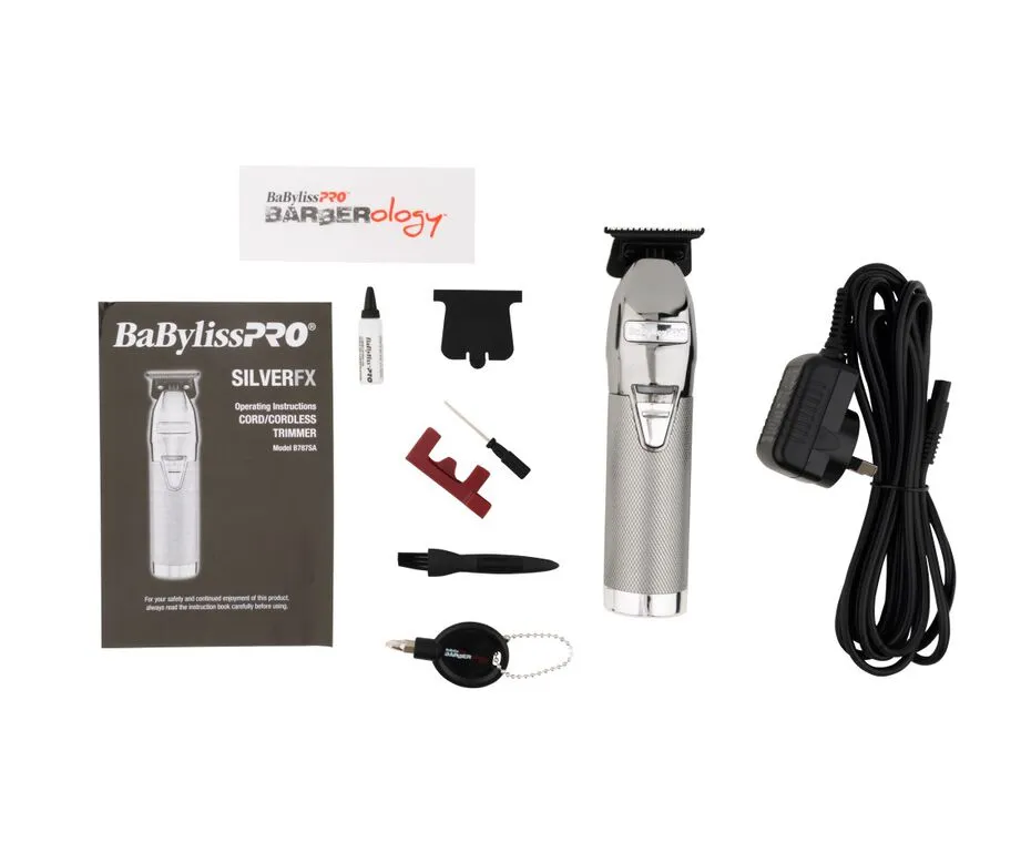 BaBylissPRO Silver FX Outliner Trimmer Cord/Cordless