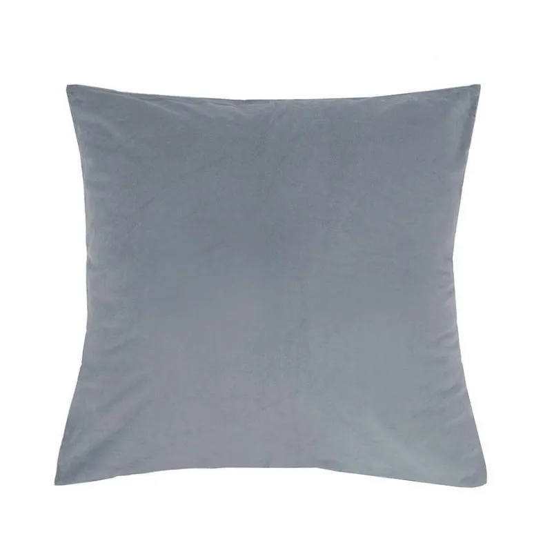 Bambury Velvet Steel Blue European Pillowcase