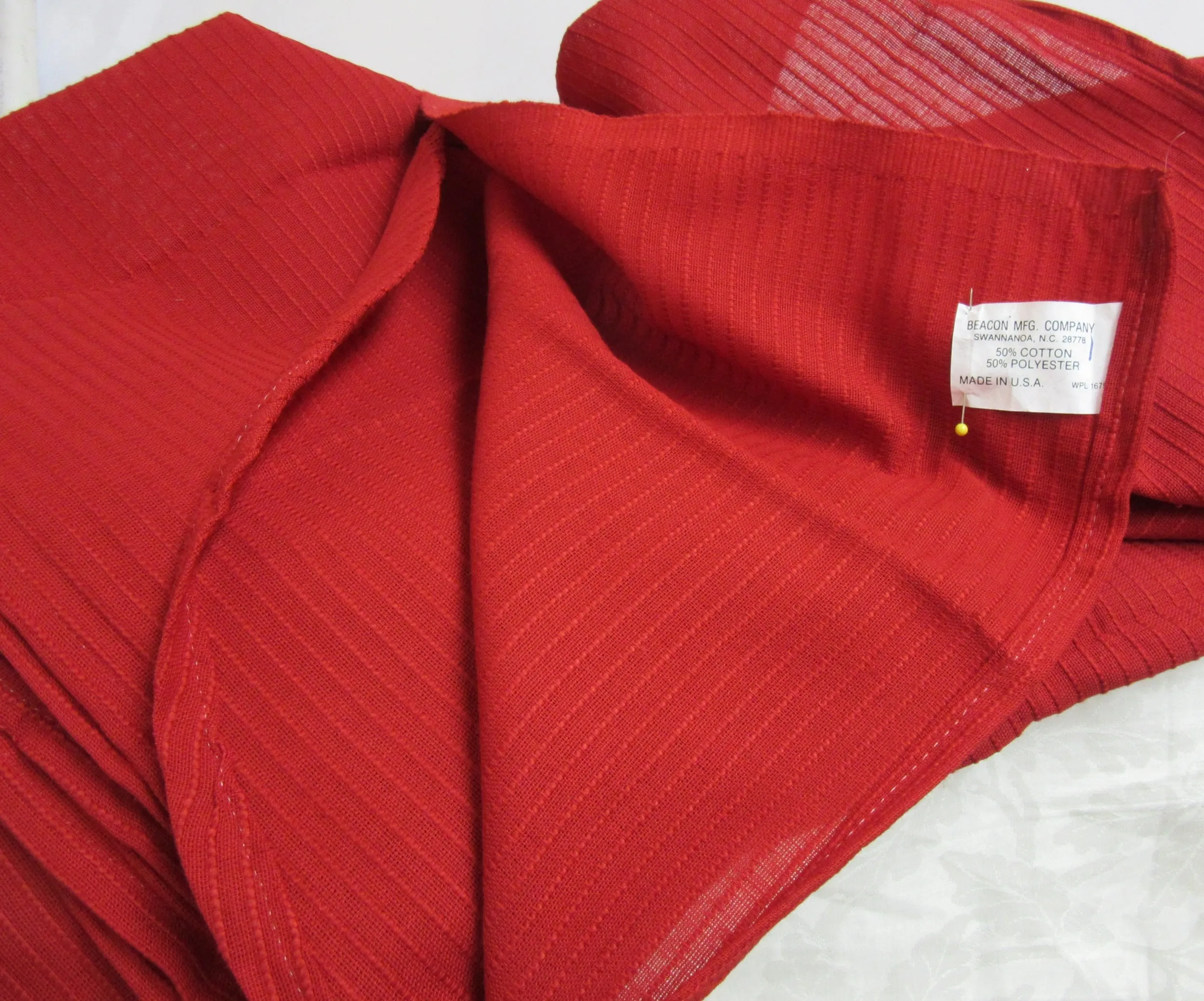 Bed Spread 8960 Red Twin No Iron Cotton Blended Shieno Sarees