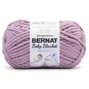 Bernat Baby Blanket Sparkle Yarn - Planetary Purple