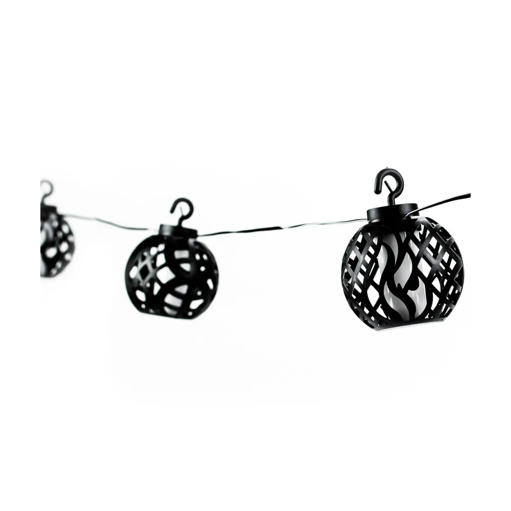 Black Lantern String Lights