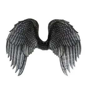 Black Printed Wings