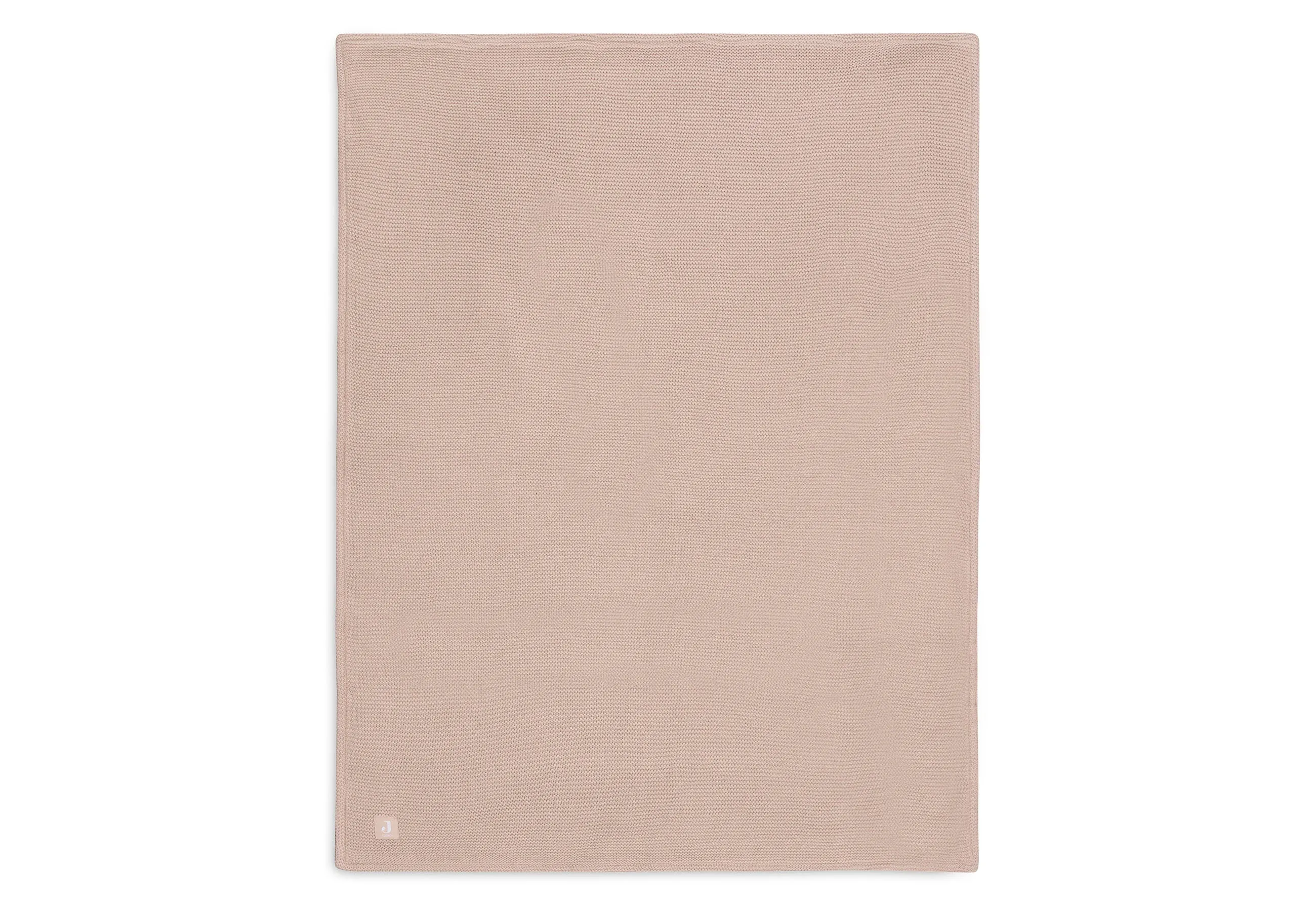 Blanket Cot 100x150cm Basic Knit - Wild Rose/Fleece