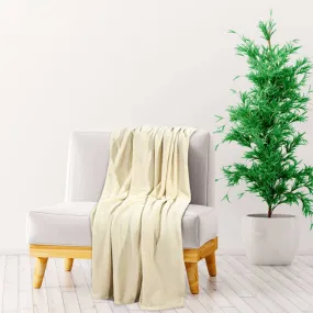 Blanket Cream 130x170 cm Polyester