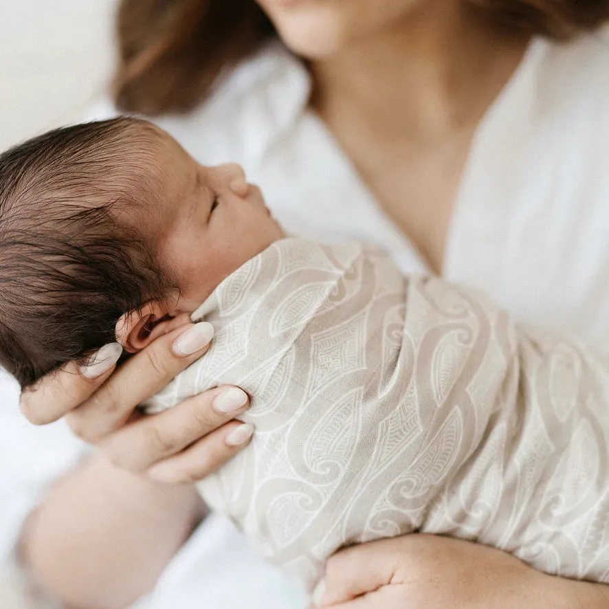 BO & KO Baby Te Pātiki Pēpi Wrap - Pumice