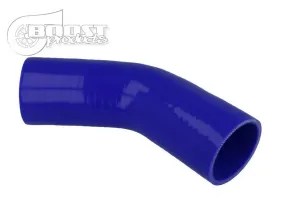 BOOST Products Silicone Elbow 45 Degrees, 16mm (5/8") ID, Blue