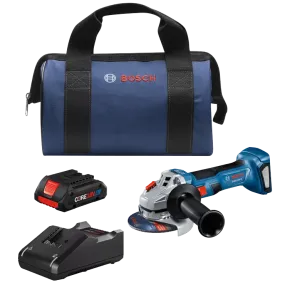 BOSCH 18V 4-1/2" Angle Grinder Kit