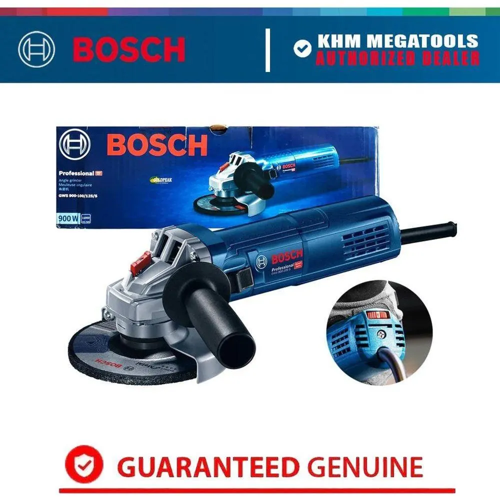 Bosch GWS 900-100 Angle Grinder 4" (100mm) 900W