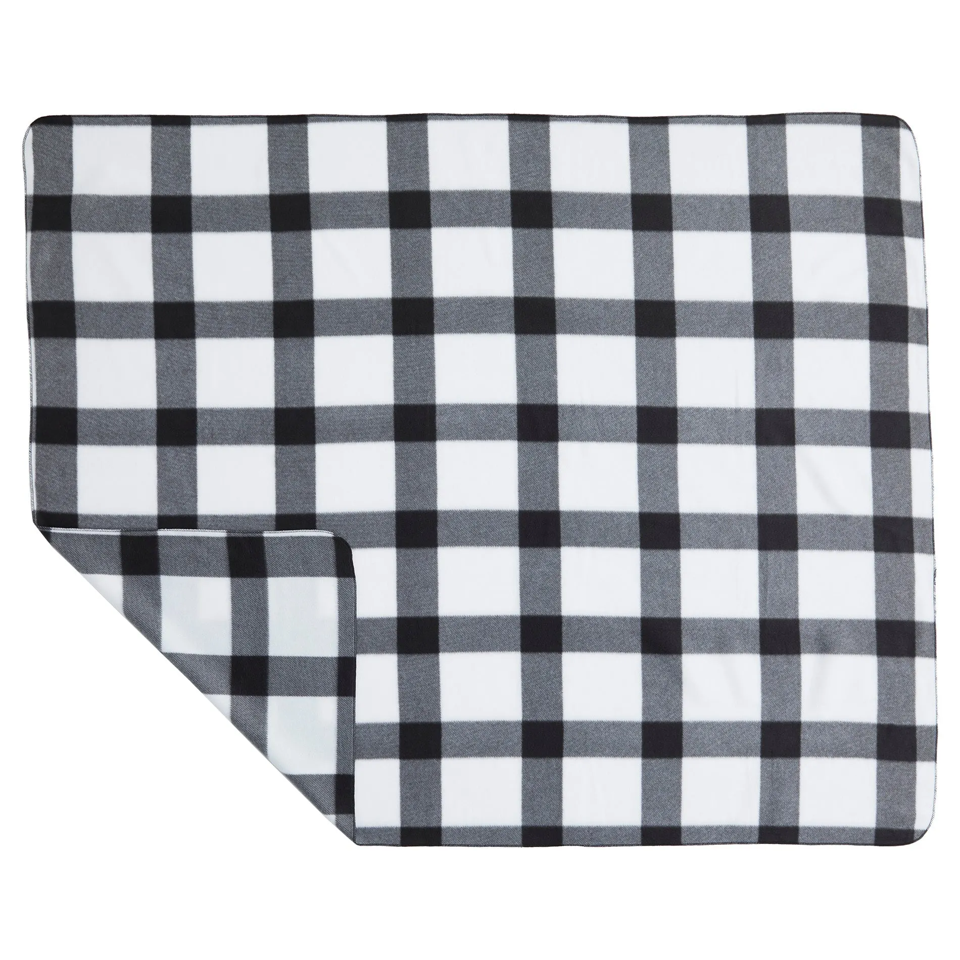 Buffalo Plaid Fleece Blanket