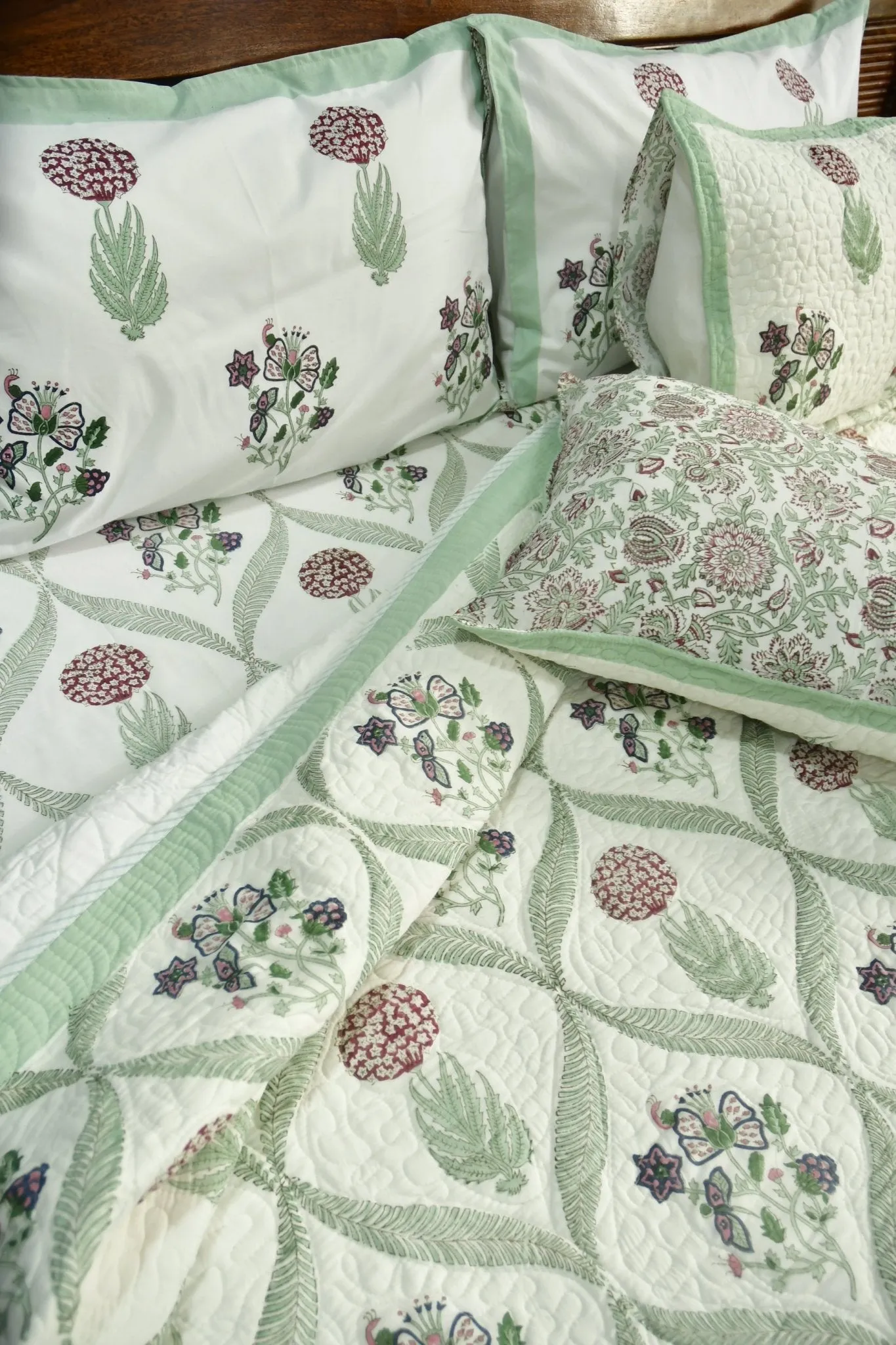 Butterfly and Floral Bedding set