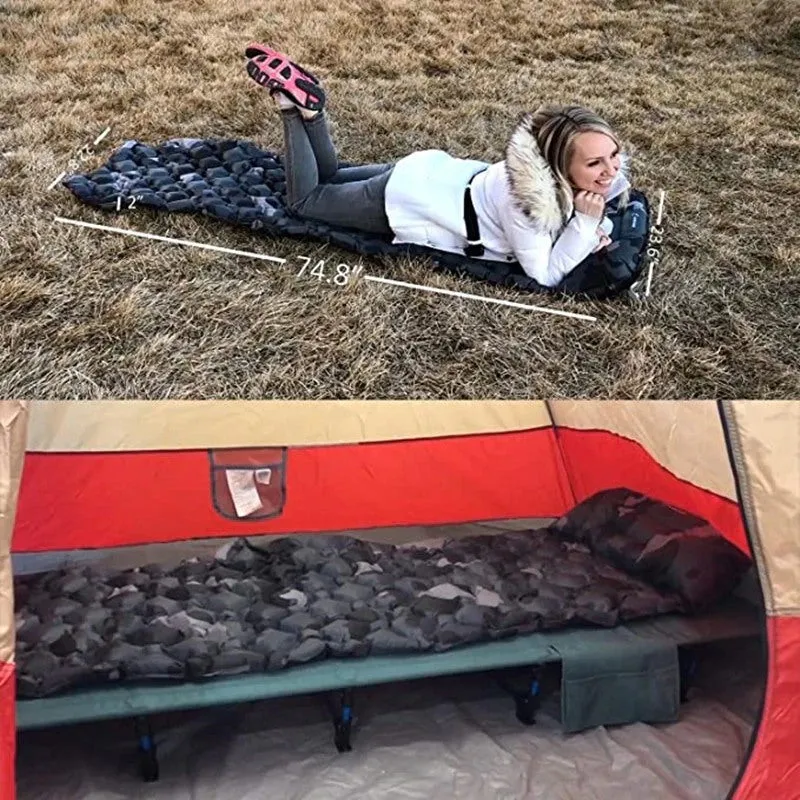 Camping Inflatable Mattress With Pillows