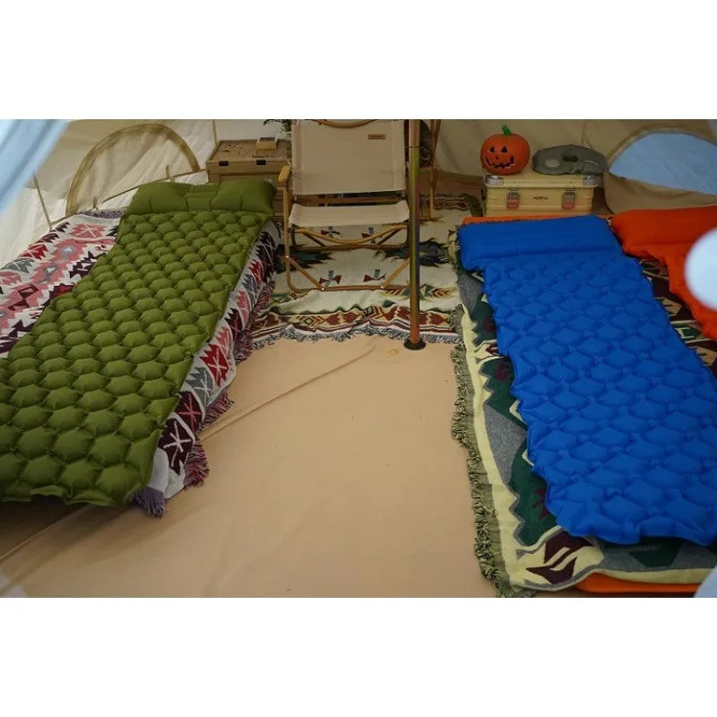 Camping Inflatable Mattress With Pillows