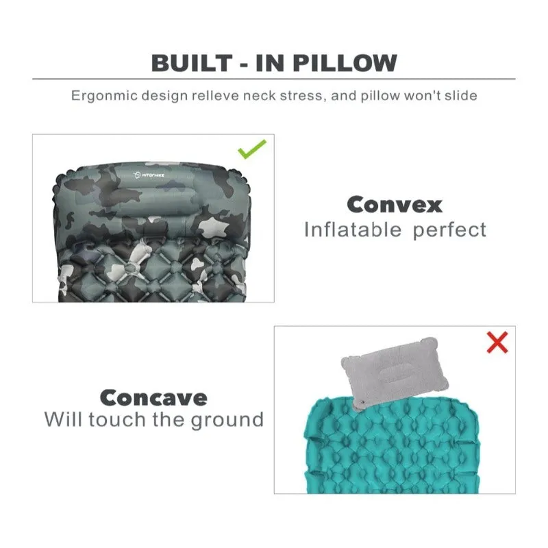 Camping Inflatable Mattress With Pillows