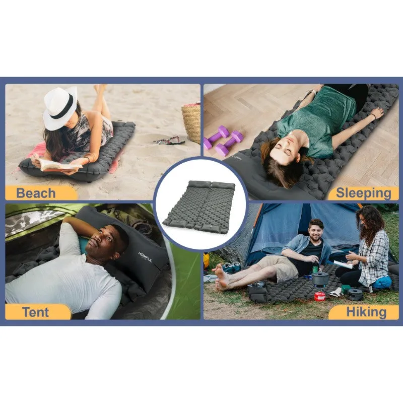 Camping Inflatable Mattress With Pillows