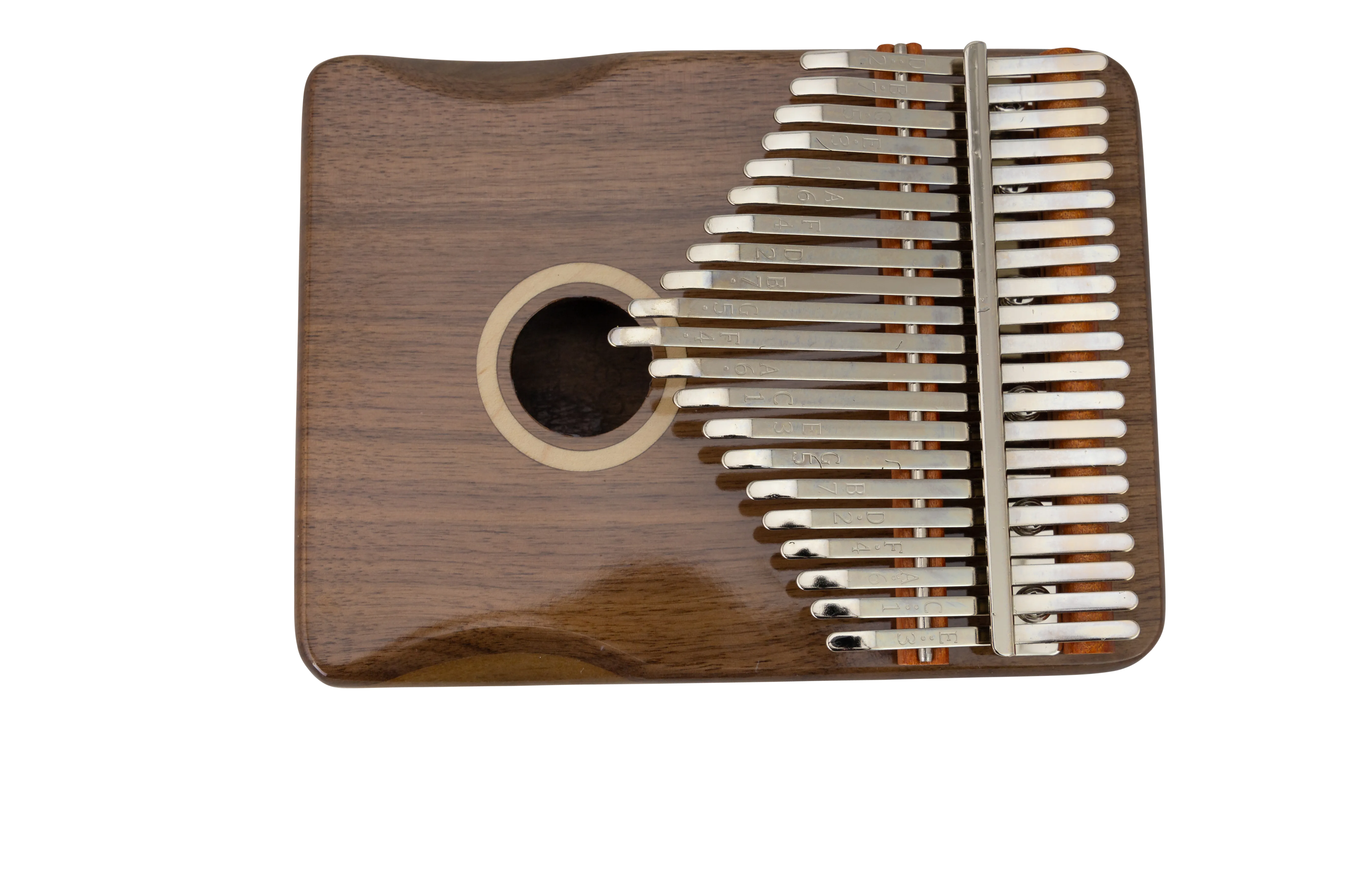 CEGA 21-KEY BOX KALIMBA 21CKW00-XC, STAND&CASE - Natural Rosewood Finish