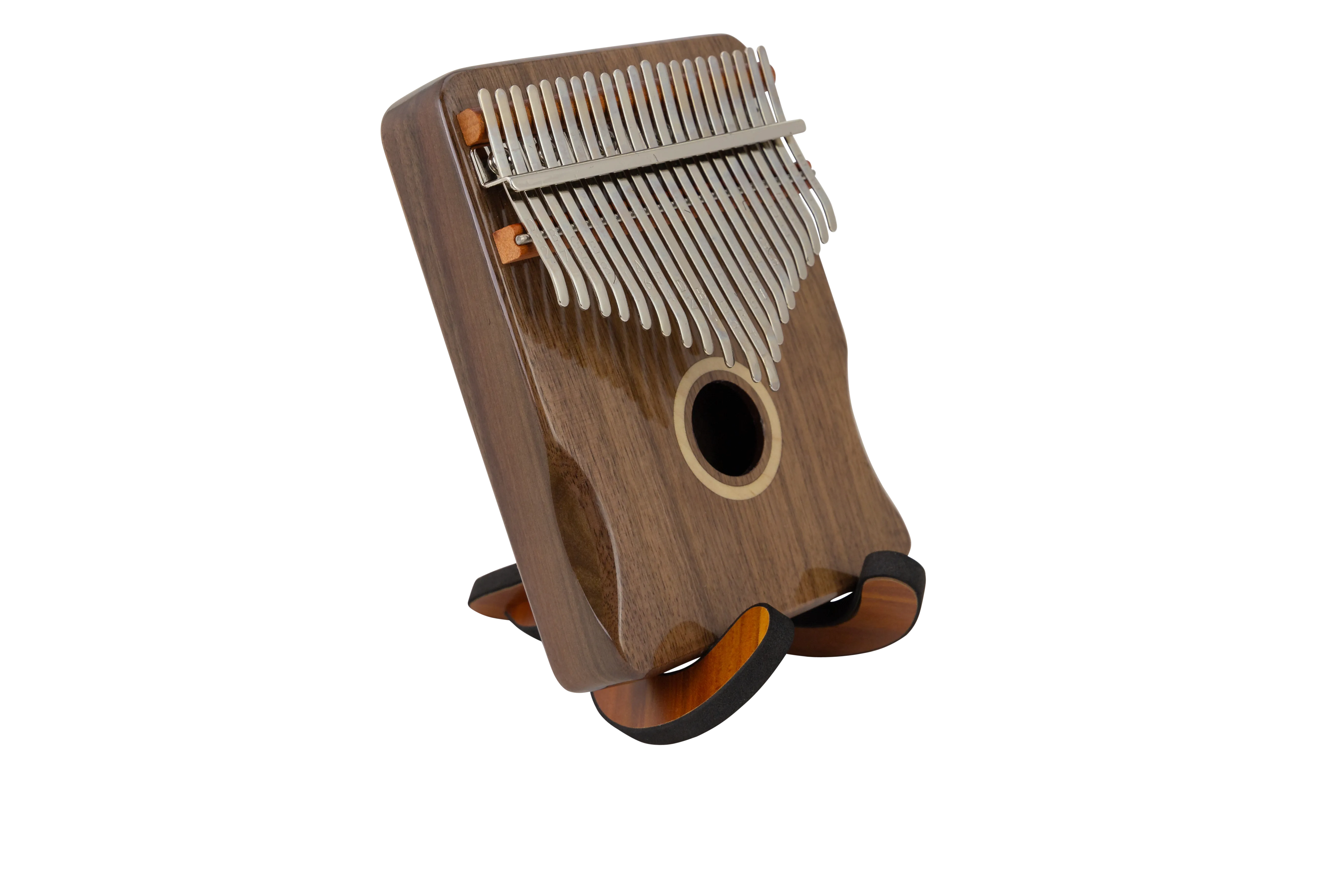 CEGA 21-KEY BOX KALIMBA 21CKW00-XC, STAND&CASE - Natural Rosewood Finish