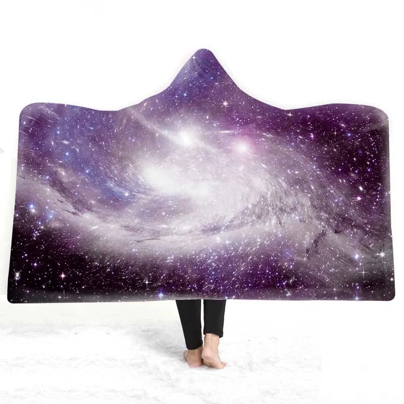 Celestial Dreams - European Style Starry Sky Hooded Blanket