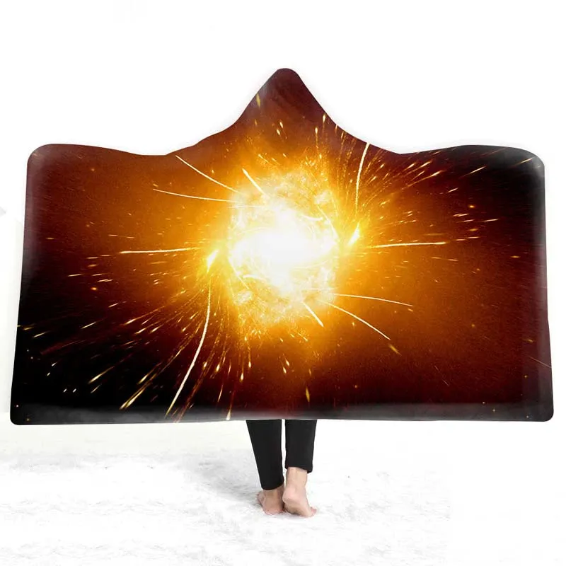 Celestial Dreams - European Style Starry Sky Hooded Blanket