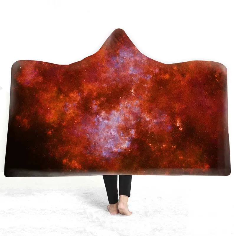 Celestial Dreams - European Style Starry Sky Hooded Blanket