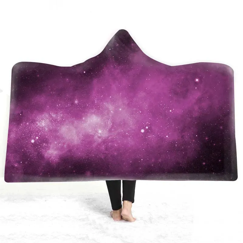 Celestial Dreams - European Style Starry Sky Hooded Blanket