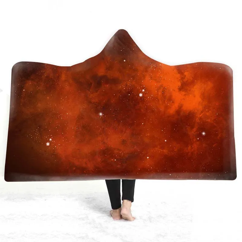 Celestial Dreams - European Style Starry Sky Hooded Blanket